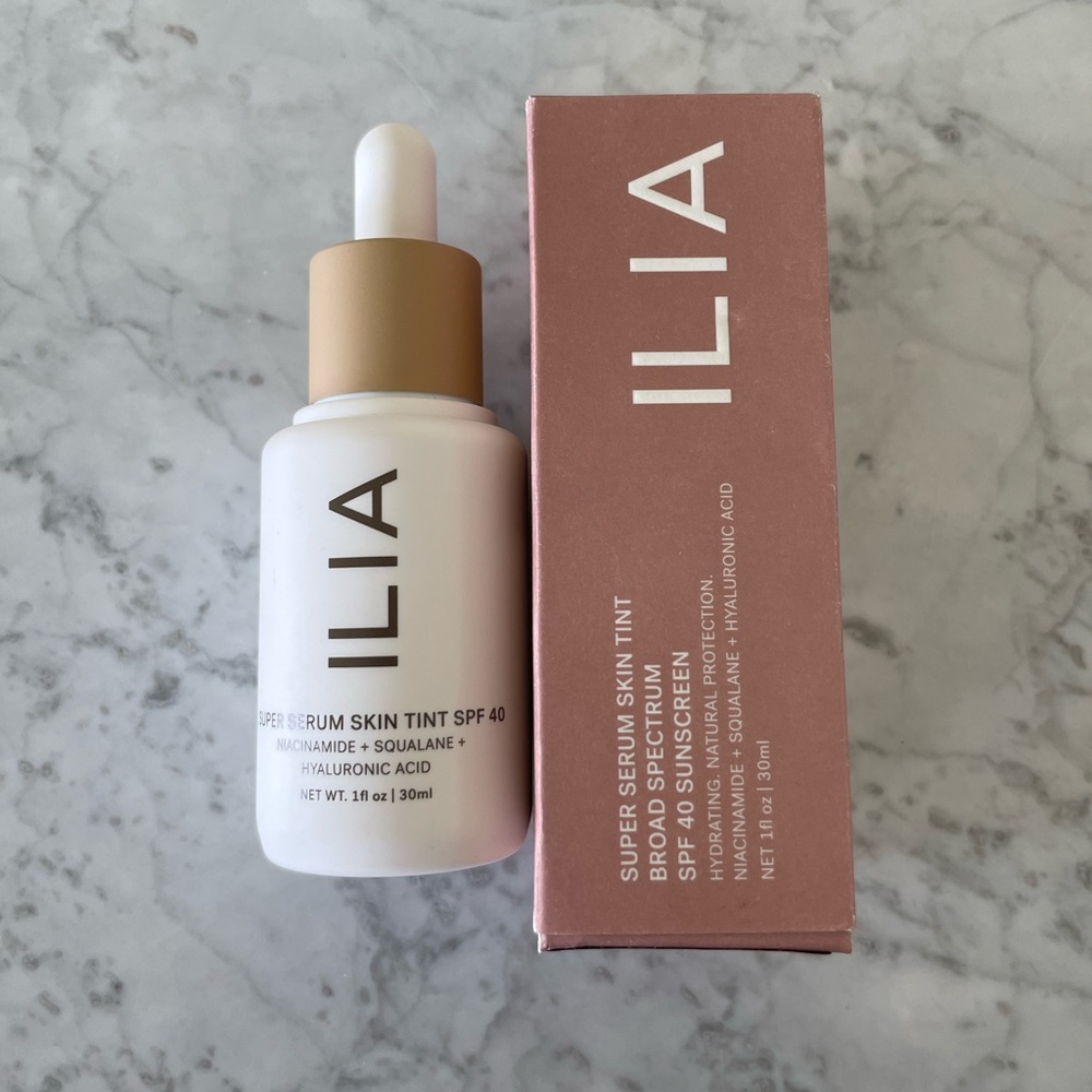 New! ILIA Super Serum Skin Tint in ST4 FORMOSA SPF 40 1 fl oz, Expiration 11/26